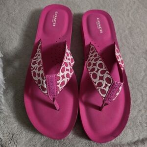 Coach Women's Pink Sandals
